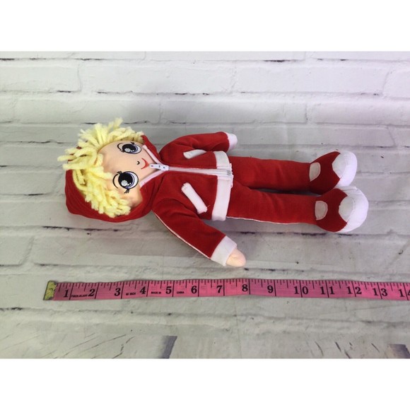 Well Made Toy Teenees Sportsters Stuffed Plush Rag Doll Yellow Blonde Yarn Hair - Picture 10 of 10